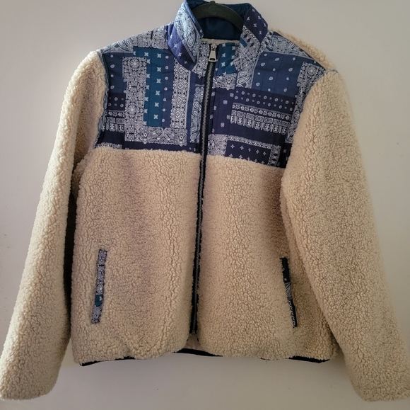 DRIFTWOOD Jackets & Blazers - Sundance Catalog By Driftwood Sherpa “Bixby Bandana Jacket” M